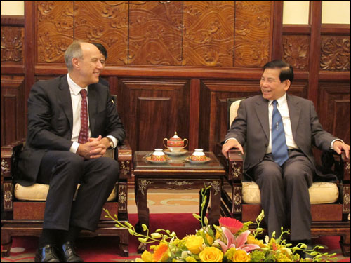 President Nguyễn Minh Triết receives Dr. Francis Gurry,WIPO Director General